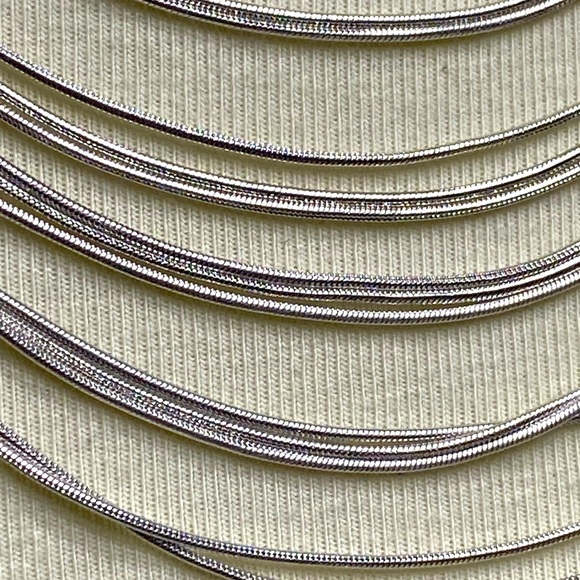 NWOT Silver Waterfall Necklace - Picture 3 of 5